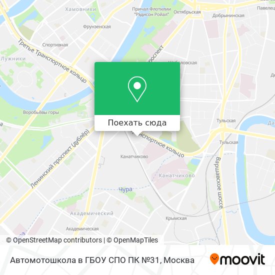 Карта Автомотошкола в ГБОУ СПО ПК №31