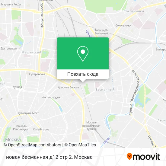 Карта новая басманная д12 стр 2