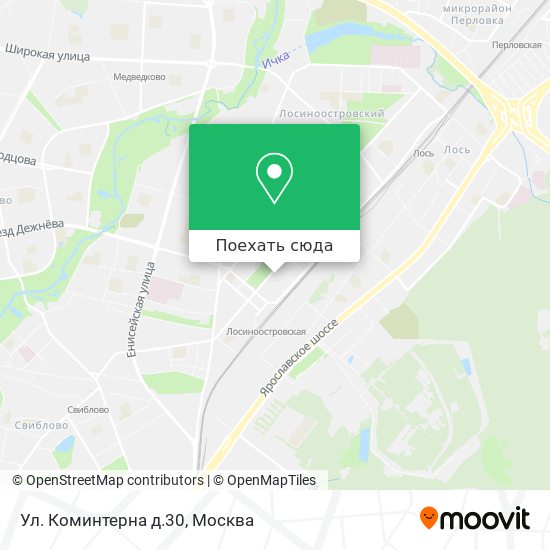 Карта Ул. Коминтерна д.30
