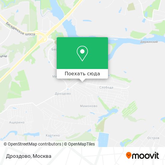 Карта Дроздово