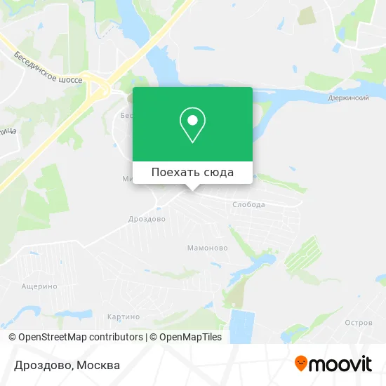 Карта Дроздово