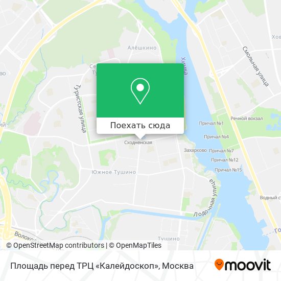 Карта Площадь перед ТРЦ «Калейдоскоп»