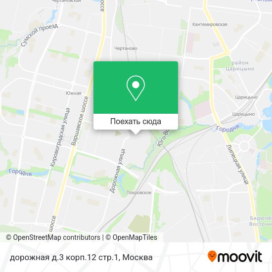 Карта дорожная д.3 корп.12 стр.1