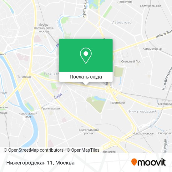 Карта Нижегородская 11