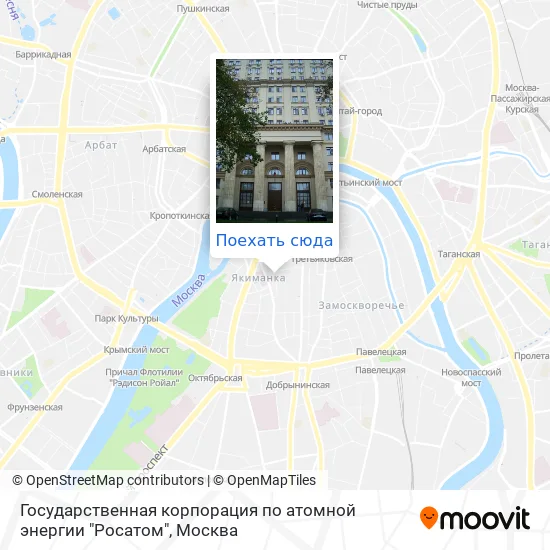 Карта Государственная корпорация по атомной энергии "Росатом"
