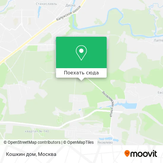 Карта Кошкин дом