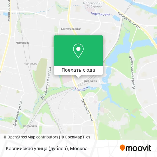 Карта Каспийская улица (дублер)