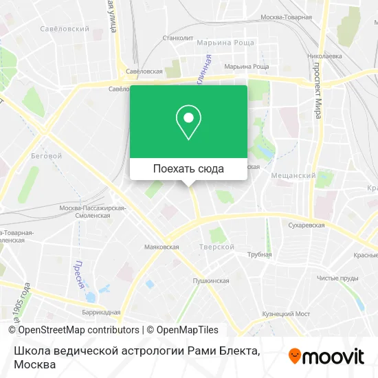 Карта Школа ведической астрологии Рами Блекта