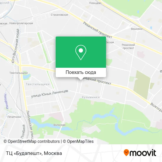 Карта ТЦ «Будапешт»