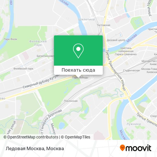 Карта Ледовая Москва