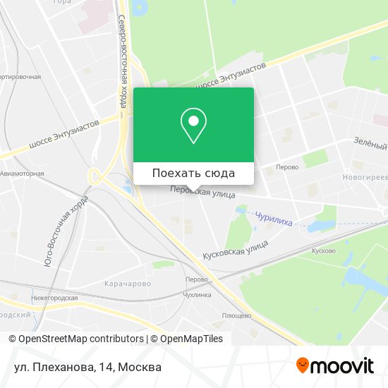 Карта ул. Плеханова, 14