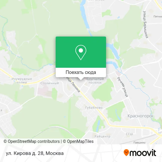 Карта ул. Кирова д. 28