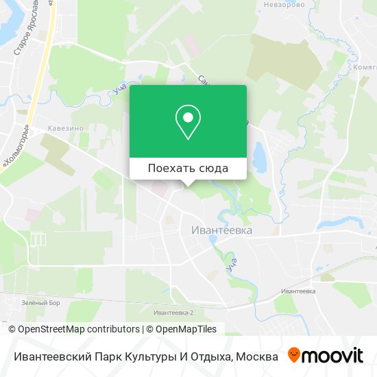 Карта Ивантеевский Парк Культуры И Отдыха