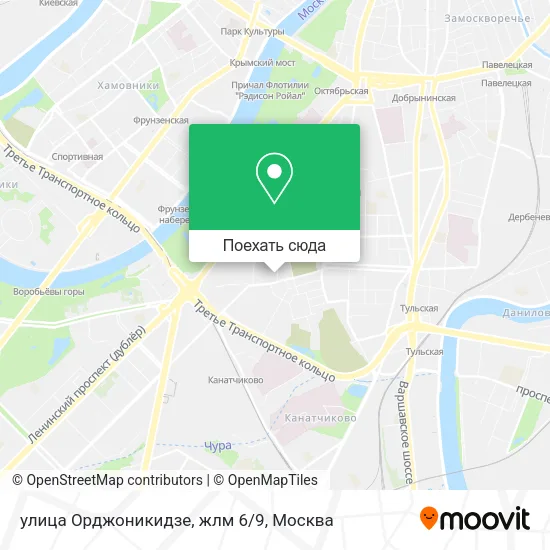 Карта улица Орджоникидзе, жлм 6/9
