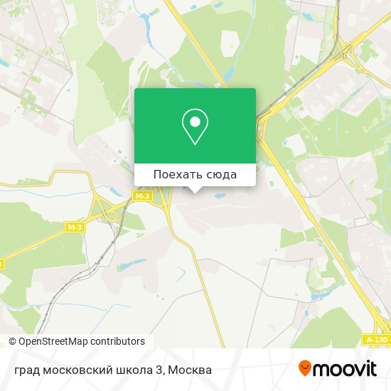 Карта град московский  школа  3