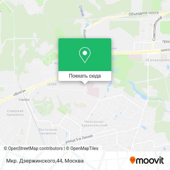 Карта Мкр. Дзержинского,44