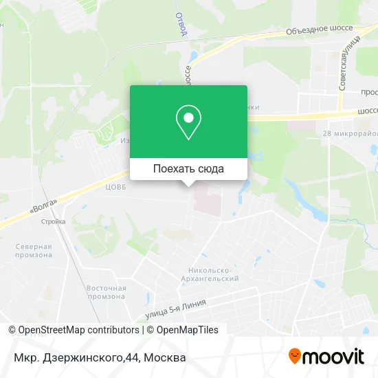 Карта Мкр. Дзержинского,44