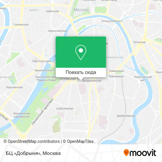 Карта БЦ «Добрыня»