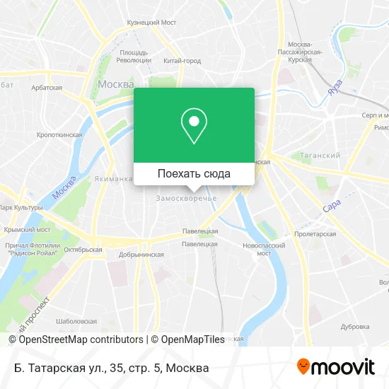 Карта Б. Татарская ул., 35, стр. 5