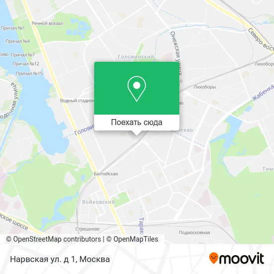 Карта Нарвская ул. д 1