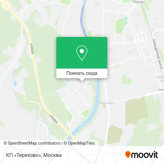 Карта КП «Терехово»