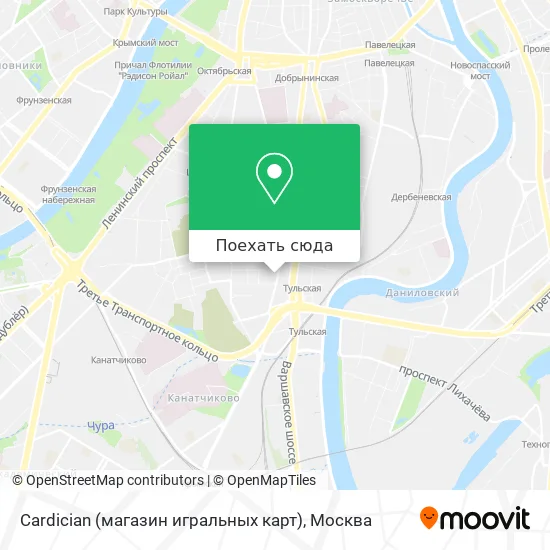 Карта Cardician (магазин игральных карт)