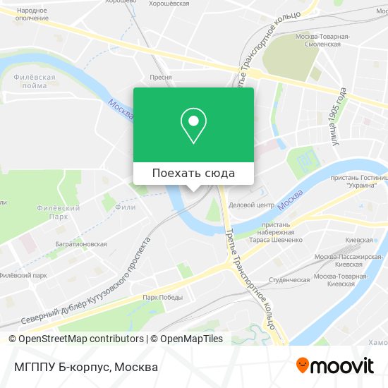 Карта МГППУ Б-корпус