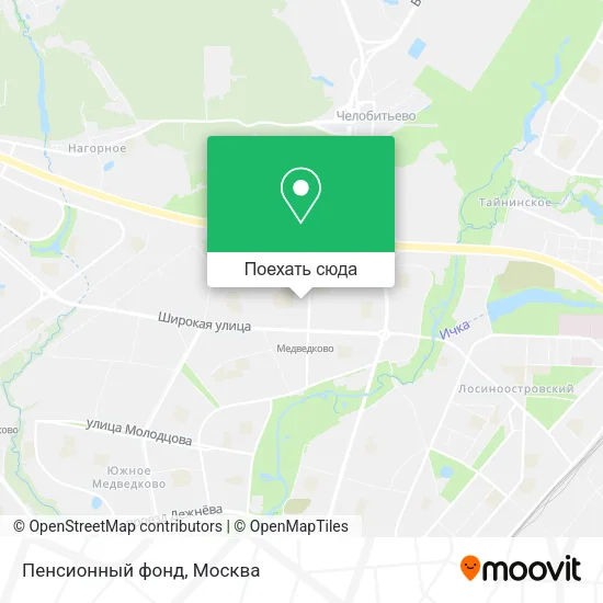 Карта Пенсионный фонд