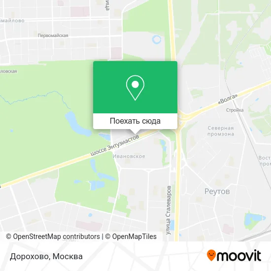 Карта Дорохово