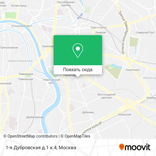 Карта 1-я Дубровская д.1 к.4