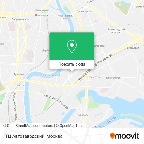 Карта ТЦ Автозаводский