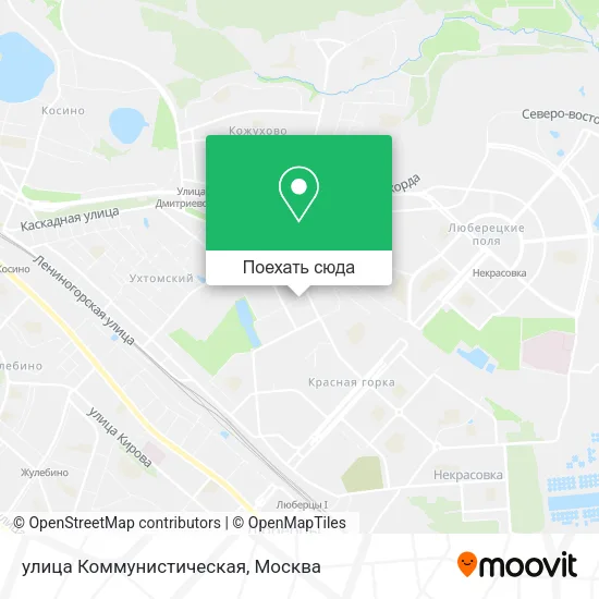 Карта улица Коммунистическая