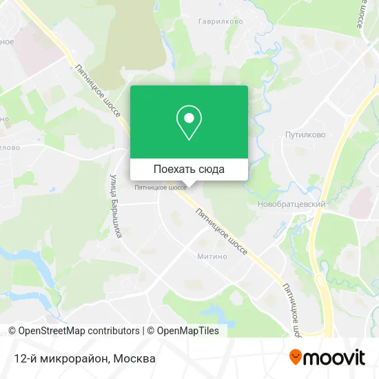 Карта 12-й микрорайон