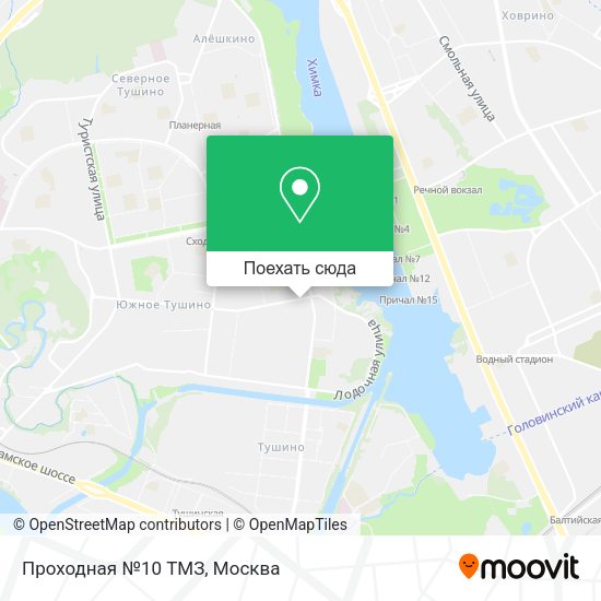 Карта Проходная №10 ТМЗ