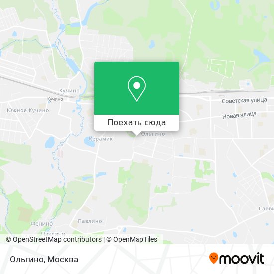 Карта Ольгино