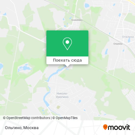 Карта Ольгино