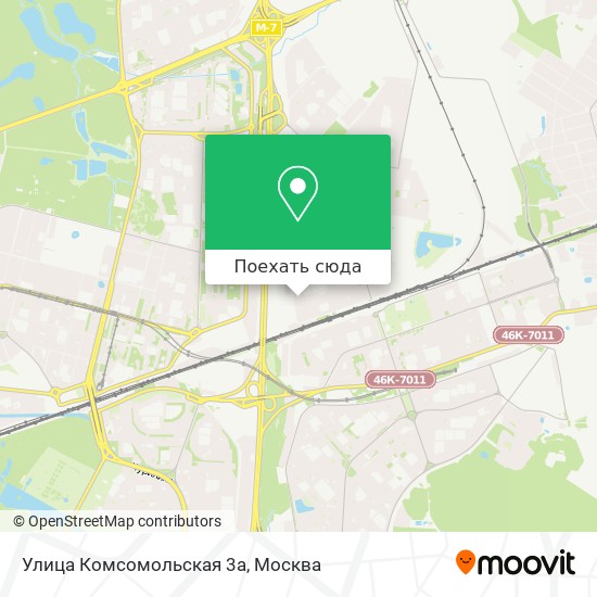 Карта Улица Комсомольская 3а