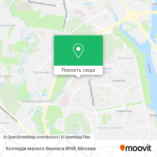 Карта Колледж малого бизнеса №48