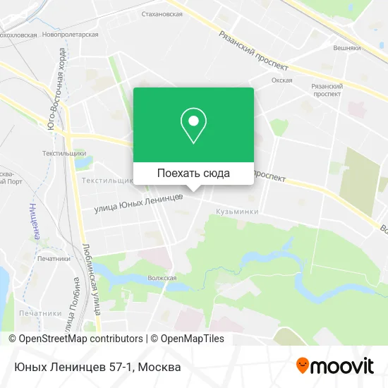 Карта Юных Ленинцев 57-1