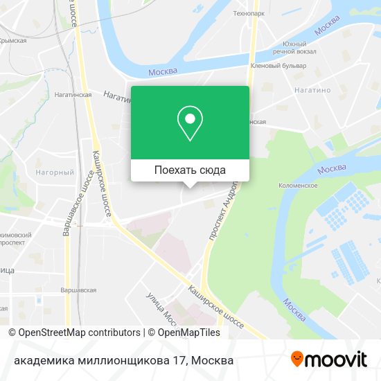 Карта академика миллионщикова 17