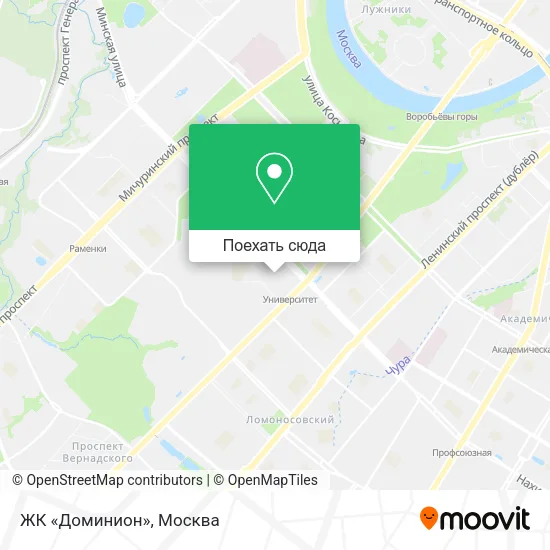 Карта ЖК «Доминион»