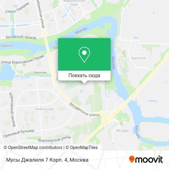 Карта Мусы Джалиля 7 Корп. 4