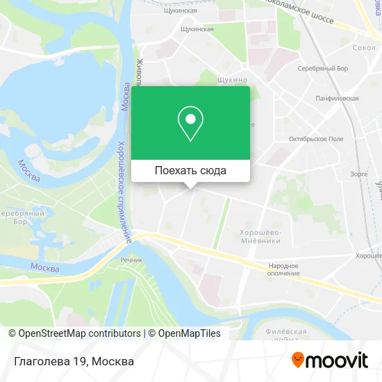 Карта Глаголева 19