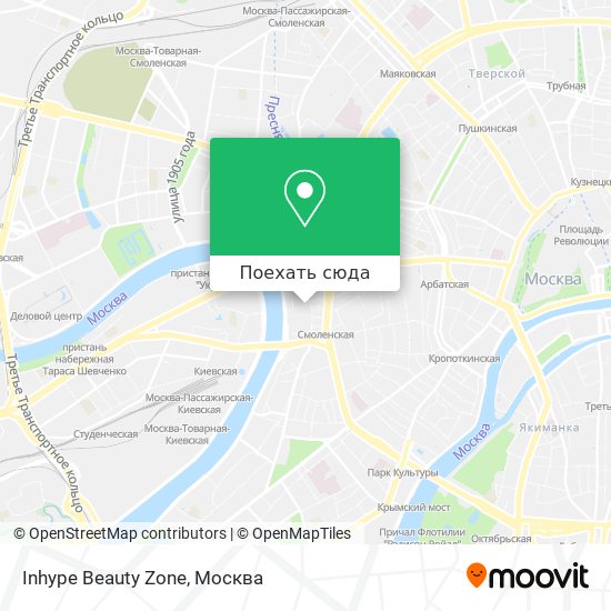 Карта Inhype Beauty Zone
