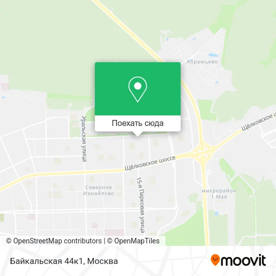 Карта Байкальская 44к1