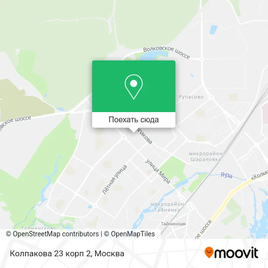 Карта Колпакова 23 корп 2