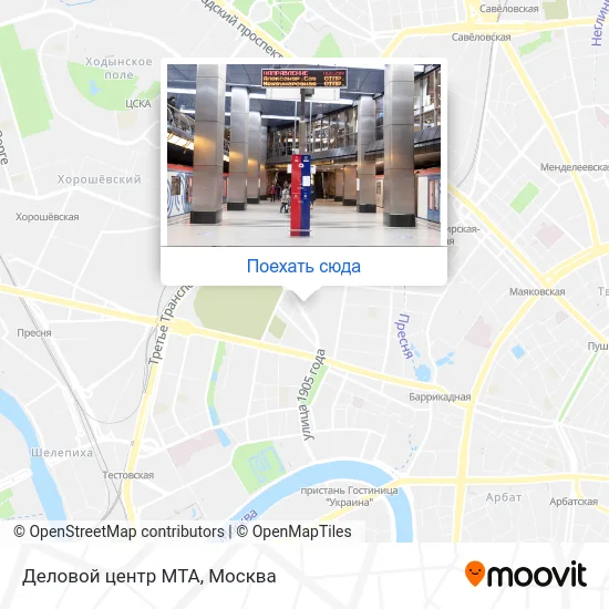 Карта Деловой центр МТА