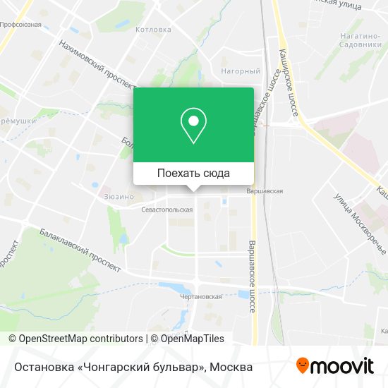 Карта Остановка «Чонгарский бульвар»