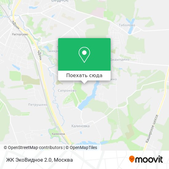 Карта ЖК ЭкоВидное 2.0