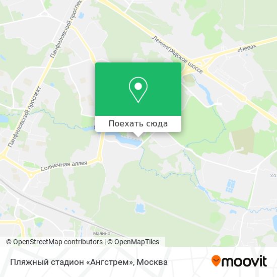 Карта Пляжный стадион «Ангстрем»